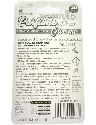 vesuvio ricarica deodorante elettrico compatibile ambipur - give me: tuttocasashop.live: pulizia e cura della casa