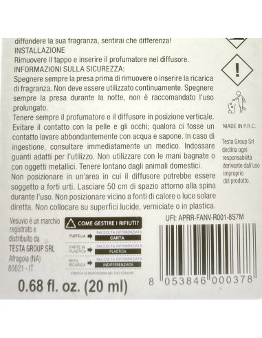 vesuvio ricarica deodorante elettrico compatibile ambipur - give me: tuttocasashop.live: pulizia e cura della casa