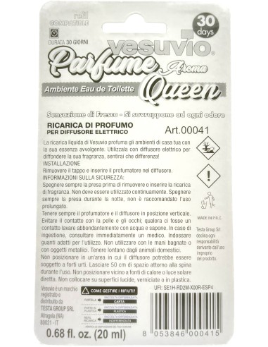vesuvio ricarica deodorante elettrico compatibile ambipur - queen: tuttocasashop.live: pulizia e cura della casa