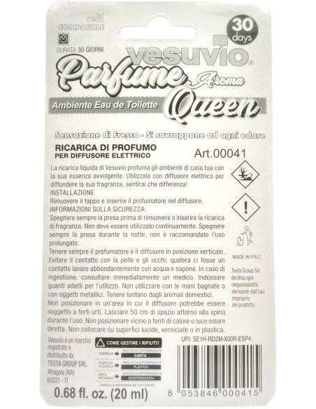 vesuvio ricarica deodorante elettrico compatibile ambipur - queen: tuttocasashop.live: pulizia e cura della casa