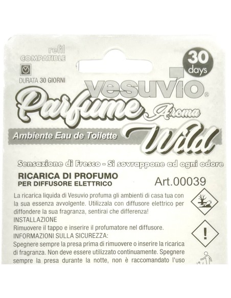 vesuvio ricarica deodorante elettrico compatibile ambipur - wild: tuttocasashop.live: pulizia e cura della casa