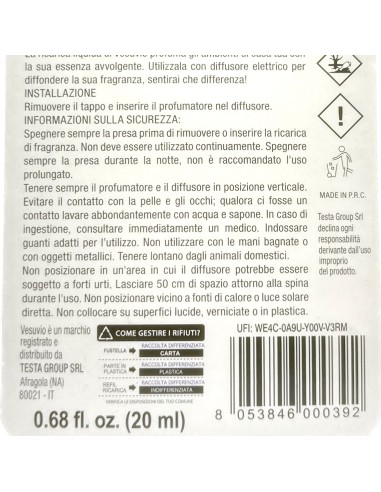 vesuvio ricarica deodorante elettrico compatibile ambipur - wild: tuttocasashop.live: pulizia e cura della casa