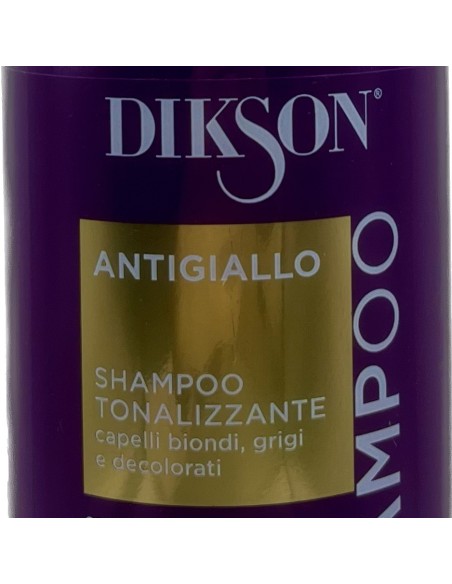 dikson shampoo 500ml - antigiallo - per capelli biondi e decolorati: tuttocasashop.live: igiene e cura della persona