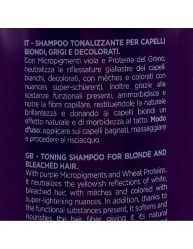 dikson shampoo 500ml - antigiallo - per capelli biondi e decolorati: tuttocasashop.live: igiene e cura della persona