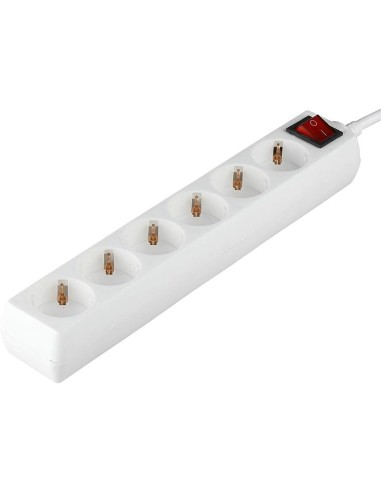 multipresa 6 posti universali con interruttore - cavo 1.5m - spina 16a: tuttocasashop.live: altro - bazar