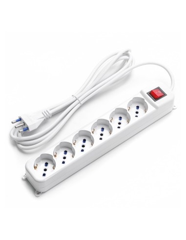 multipresa 6 posti universali con interruttore - cavo 1.5m - spina 16a: tuttocasashop.live: altro - bazar