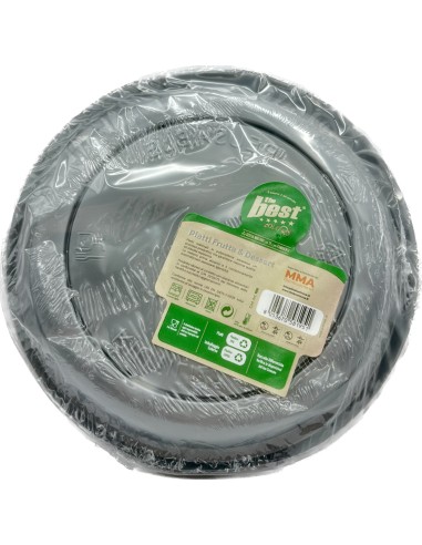 the best 25 piatti plastica riutilizzabili - dessert diametro 17cm - argento: tuttocasashop.live: carta & monouso