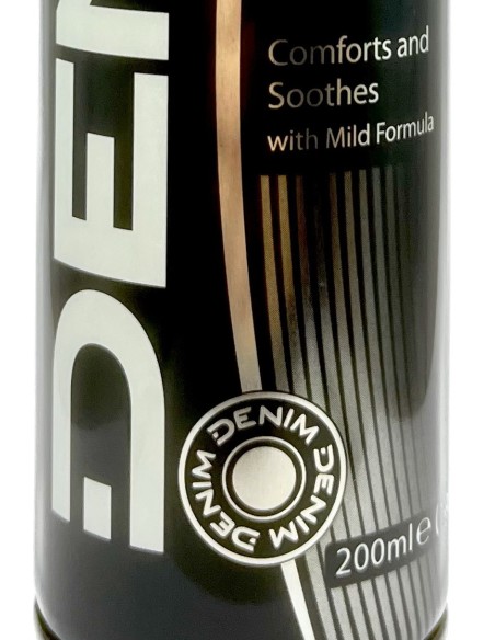 denim shaving gel - schiuma da barba gel - 200ml - black: tuttocasashop.live: igiene e cura della persona