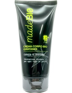 madebio crema corpo - 200ml - con bio canapa e zenzero: tuttocasashop.live: igiene e cura della persona