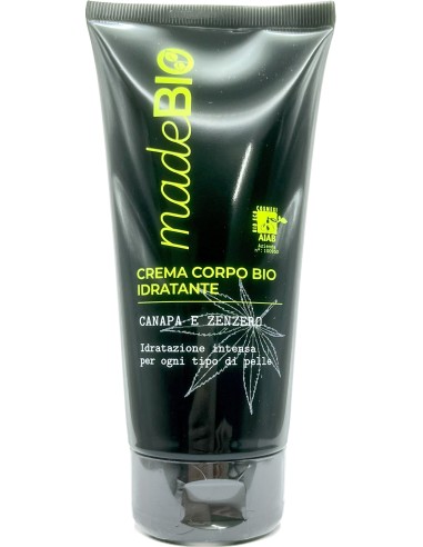 madebio crema corpo - 200ml - con bio canapa e zenzero: tuttocasashop.live: igiene e cura della persona