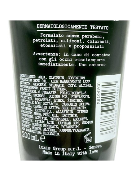 madebio crema corpo - 200ml - con bio canapa e zenzero: tuttocasashop.live: igiene e cura della persona