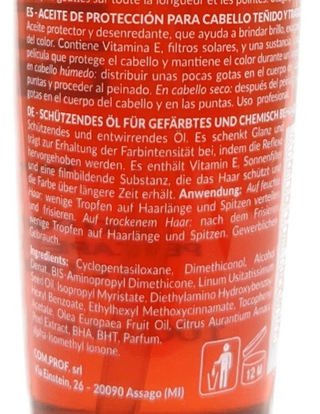 plura vita olio protettivo per capelli - 100ml - capelli trattati o colorati: tuttocasashop.live: igiene e cura della persona
