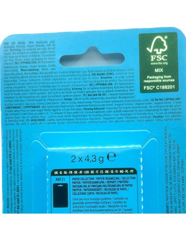 sence lip balm - 2 stick protettivo labbra da 4.3g - classico: tuttocasashop.live: igiene e cura della persona