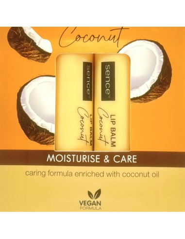 sence lip balm - 2 stick protettivo labbra da 4.3g - coconut: tuttocasashop.live: igiene e cura della persona