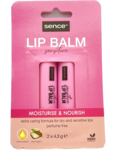 sence lip balm - 2 stick protettivo labbra da 4.3g - sensitive: tuttocasashop.live: igiene e cura della persona