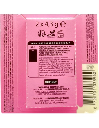 sence lip balm - 2 stick protettivo labbra da 4.3g - sensitive: tuttocasashop.live: igiene e cura della persona