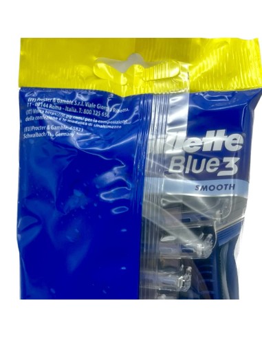 gillette blue 3 - 6 rasoi con testina oscillante lubrificante a tripla lama: tuttocasashop.live: igiene e cura della persona