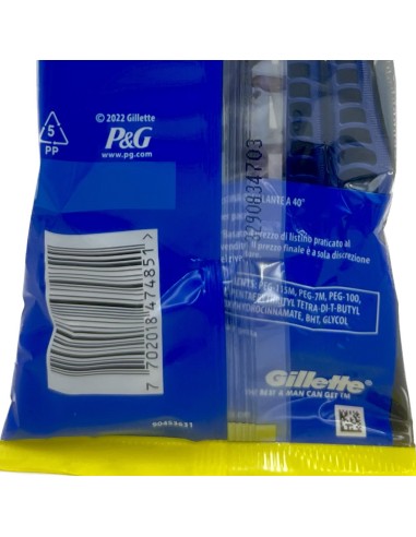 gillette blue 3 - 6 rasoi con testina oscillante lubrificante a tripla lama: tuttocasashop.live: igiene e cura della persona