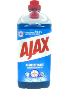 ajax pavimenti detergente liquido - 1250ml - disinfettante: tuttocasashop.live: pulizia e cura della casa