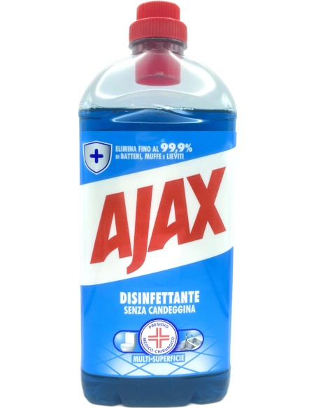 ajax pavimenti detergente liquido - 1250ml - disinfettante: tuttocasashop.live: pulizia e cura della casa
