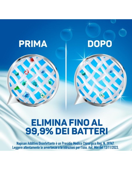napisan additivo liquido igienizzante bucato - maxi pack 2200ml - classico: tuttocasashop.live: prodotti per bucato e tessuti