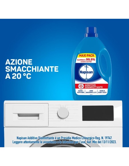 napisan additivo liquido igienizzante bucato - maxi pack 2200ml - classico: tuttocasashop.live: prodotti per bucato e tessuti