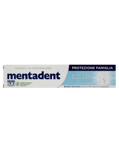 mentadent dentifricio 75ml - protezione famiglia - bianco quotidiano: tuttocasashop.live: igiene e cura della persona