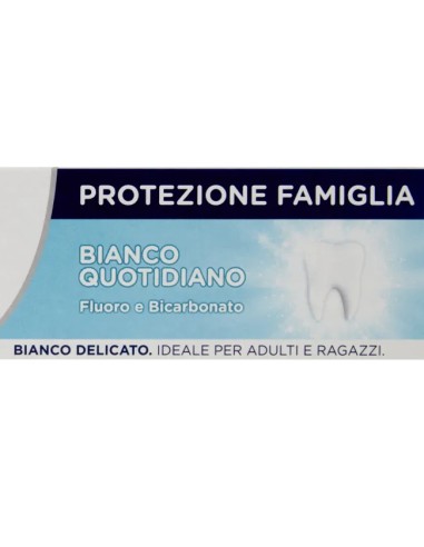 mentadent dentifricio 75ml - protezione famiglia - bianco quotidiano: tuttocasashop.live: igiene e cura della persona
