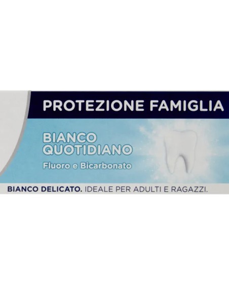 mentadent dentifricio 75ml - protezione famiglia - bianco quotidiano: tuttocasashop.live: igiene e cura della persona