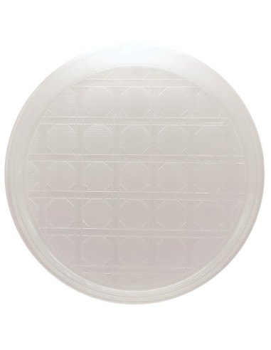 vip 12 piatti pizza in plastica riutilizzabili diametro 33cm - trasparenti: tuttocasashop.live: carta & monouso