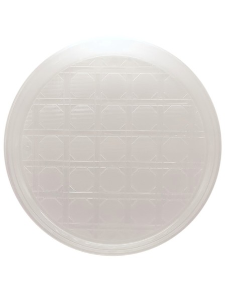 vip 12 piatti pizza in plastica riutilizzabili diametro 33cm - trasparenti: tuttocasashop.live: carta & monouso