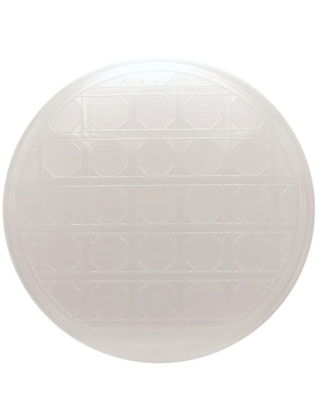 vip 12 piatti pizza in plastica riutilizzabili diametro 33cm - trasparenti: tuttocasashop.live: carta & monouso