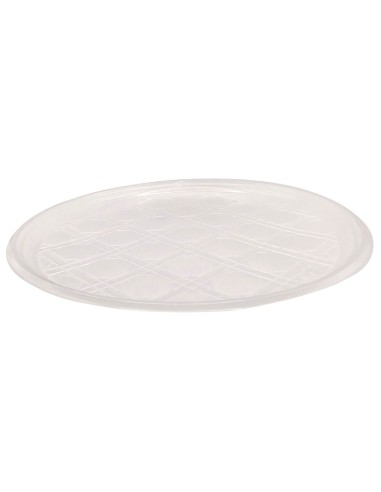 vip 12 piatti pizza in plastica riutilizzabili diametro 33cm - trasparenti: tuttocasashop.live: carta & monouso