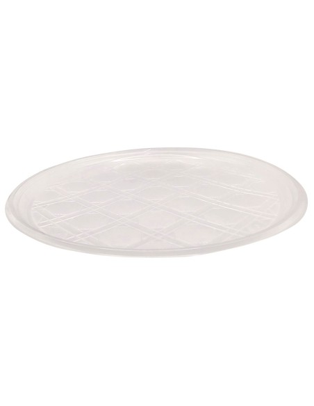 vip 12 piatti pizza in plastica riutilizzabili diametro 33cm - trasparenti: tuttocasashop.live: carta & monouso