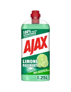 ajax pavimenti detergente liquido - 1250ml - limone: tuttocasashop.live: pulizia e cura della casa