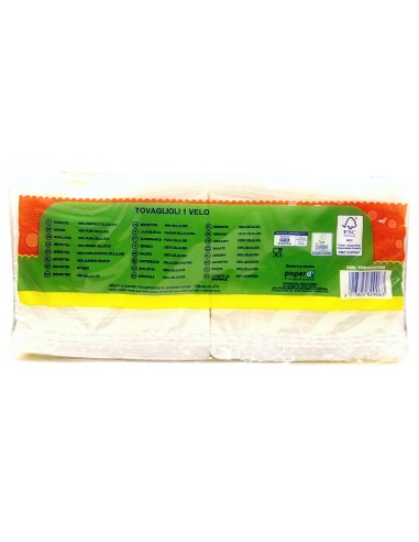 soavex tantissimi 170 tovaglioli da tavola in carta monovelo bianchi 30x33cm: tuttocasashop.live: carta & monouso