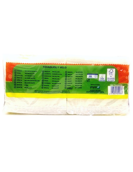 soavex tantissimi 170 tovaglioli da tavola in carta monovelo bianchi 30x33cm: tuttocasashop.live: carta & monouso
