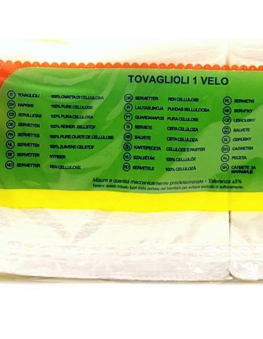 soavex tantissimi 170 tovaglioli da tavola in carta monovelo bianchi 30x33cm: tuttocasashop.live: carta & monouso