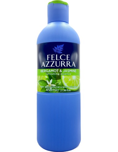 felce azzurra bagnoschiuma 650ml - bergamotto e fiori di cedro - fresco: tuttocasashop.live: igiene e cura della persona