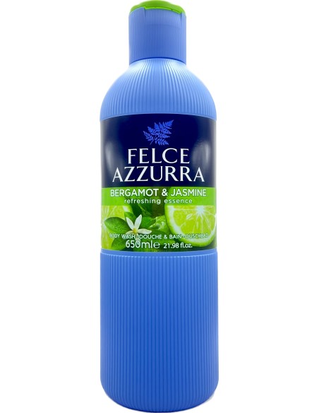 felce azzurra bagnoschiuma 650ml - bergamotto e fiori di cedro - fresco: tuttocasashop.live: igiene e cura della persona