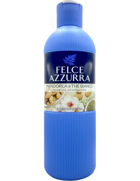 felce azzurra bagnoschiuma 650ml - mandorla e the bianco - avvolgente: tuttocasashop.live: igiene e cura della persona
