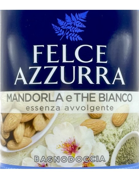 felce azzurra bagnoschiuma 650ml - mandorla e the bianco - avvolgente: tuttocasashop.live: igiene e cura della persona
