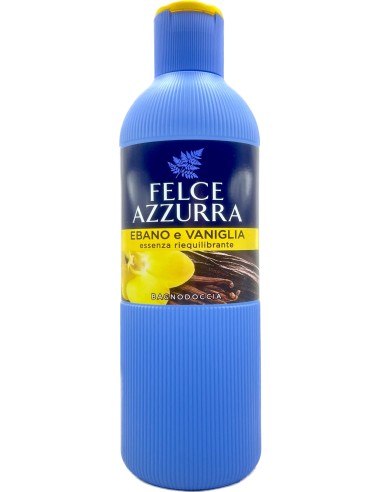 felce azzurra bagnoschiuma 650ml - ebano e vaniglia - riequilibrante: tuttocasashop.live: igiene e cura della persona