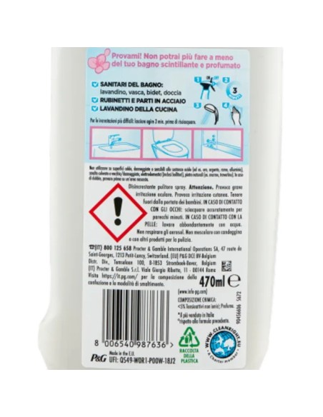 viakal anticalcare spray 470ml - fresco profumo: tuttocasashop.live: pulizia e cura della casa