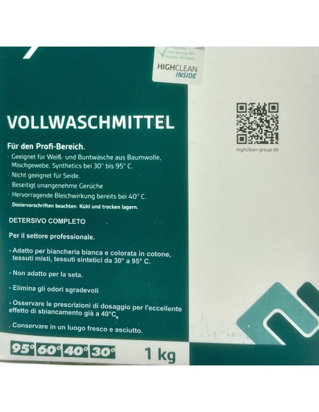 detersivo lavatrice in polvere - 1kg - professionale: tuttocasashop.live: prodotti per bucato e tessuti