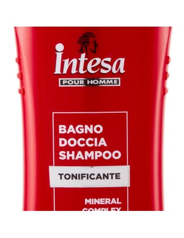 intesa pour homme bagno doccia shampoo - 500ml - tonificante - aloe: tuttocasashop.live: igiene e cura della persona
