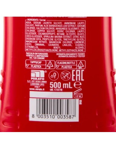 intesa pour homme bagno doccia shampoo - 500ml - tonificante - aloe: tuttocasashop.live: igiene e cura della persona