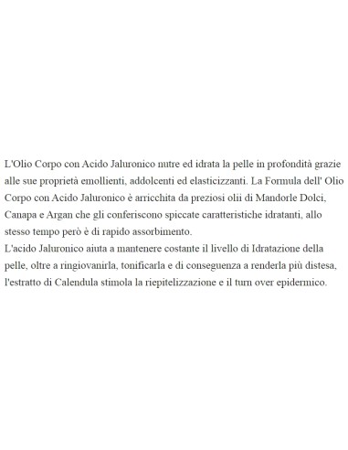 ultra retinol complex hidraoil - olio corpo 200ml - acido jaluronico: tuttocasashop.live: igiene e cura della persona