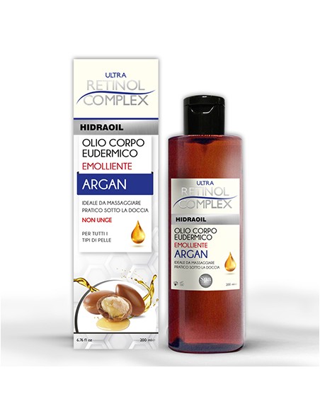 ultra retinol complex hidraoil - olio corpo 200ml - emolliente - argan: tuttocasashop.live: igiene e cura della persona