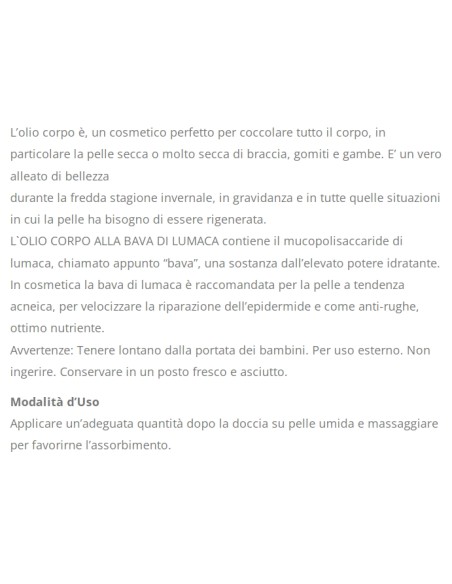 ultra retinol complex hidraoil - olio corpo 200ml - nutriente bava di lumaca: tuttocasashop.live: igiene e cura della persona